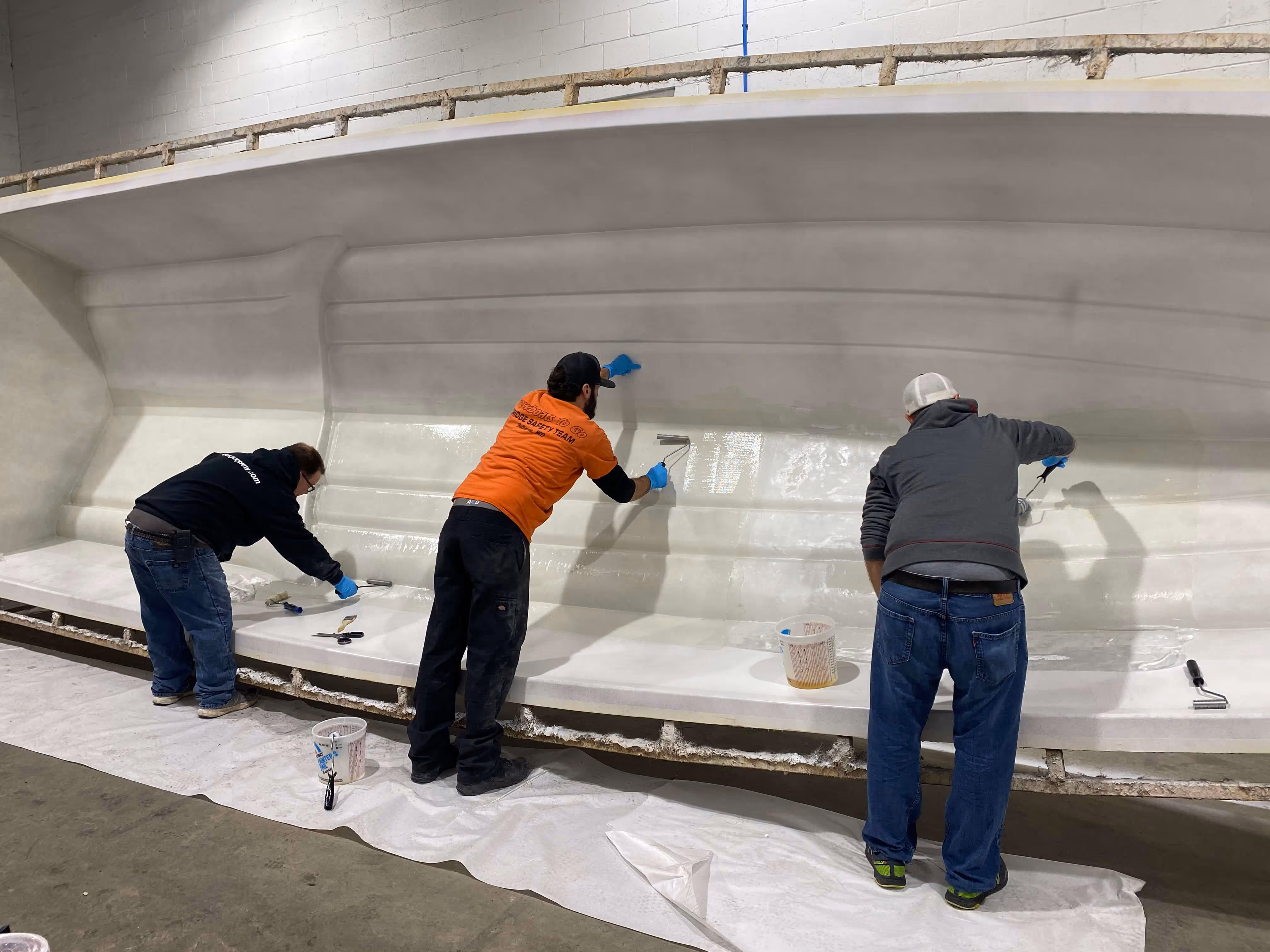 LSB Extreme boat build process and construction photos